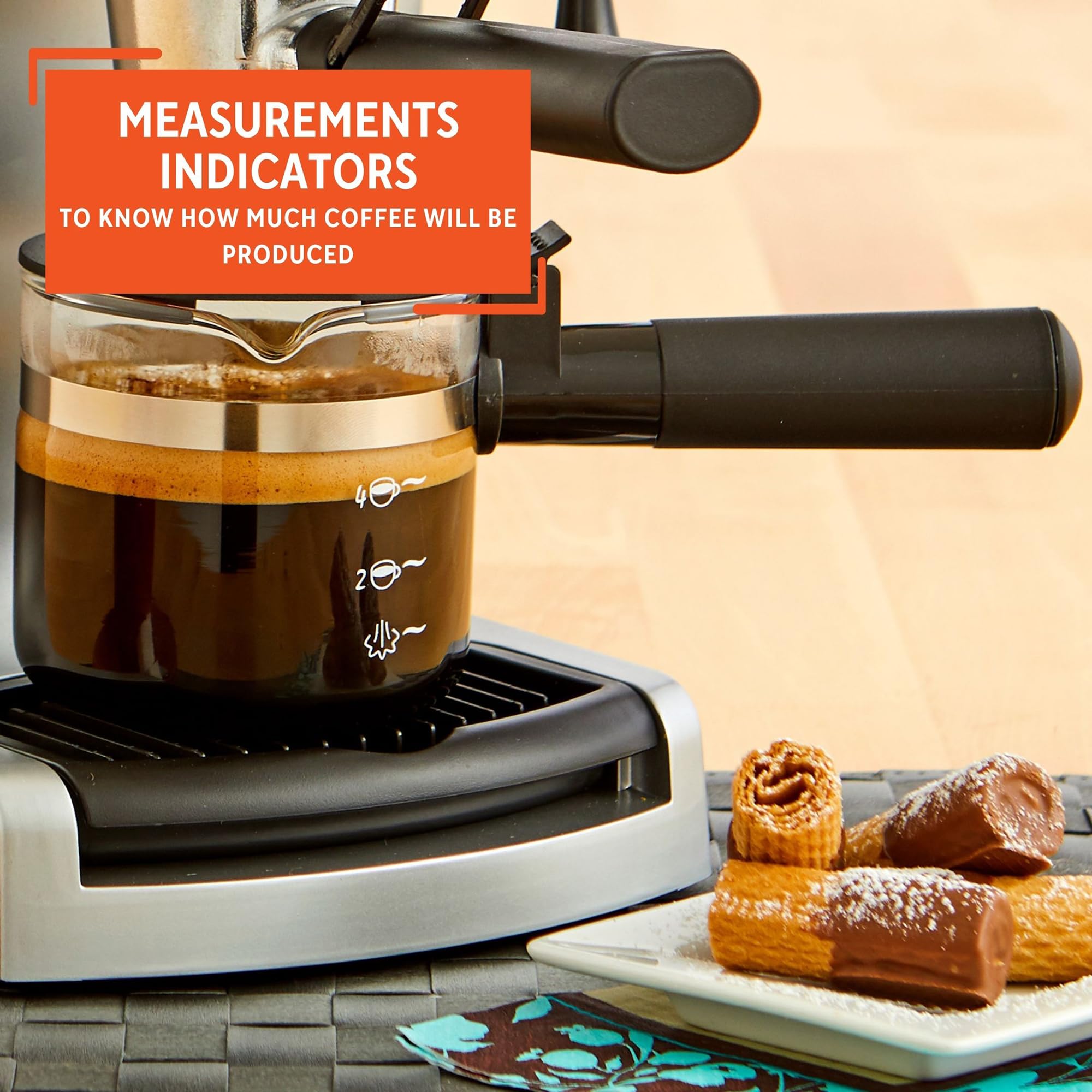 IMUSA 4cup Glass Replacement Carafe with Black Handle - Image 4