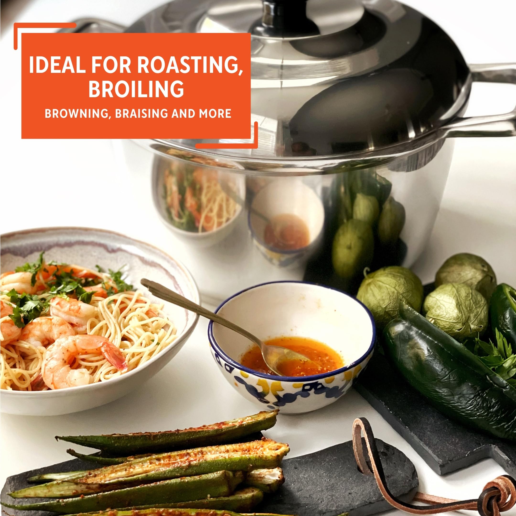 IMUSA 5.8qt H. Cajun Cast Aluminum Dutch Oven - Image 7