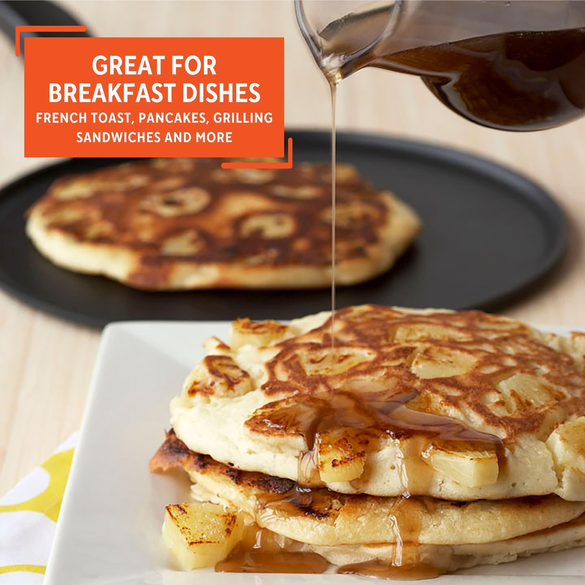 IMUSA USA 9.5" Nonstick Soft Touch Comal/Griddle with Soft Touch Handle, Black - Image 6